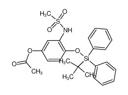 4-{[tert-Butyl(diphenyl)silyl]oxy}-3-[(methylsulfonyl)amino]phenyl acetate CAS:392620-72-3 manufacturer & supplier