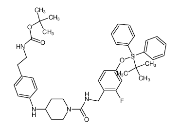 [2-(4-{1-[4-(tert-Butyl-diphenyl-silanyloxy)-2-fluoro-benzylcarbamoyl]-piperidin-4-ylamino}-phenyl)-ethyl]-carbamic acid tert-butyl ester CAS:392636-69-0 manufacturer & supplier