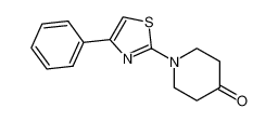 1-(4-phenyl-1,3-thiazol-2-yl)-4-piperidinone CAS:392643-02-6 manufacturer & supplier