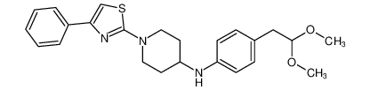 N-(4-(2,2-dimethoxyethyl)phenyl)-1-(4-phenylthiazol-2-yl)piperidin-4-amine CAS:392643-23-1 manufacturer & supplier