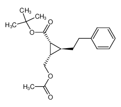 (1R,2S,3S)-tert-butyl 2-acetoxymethyl-3-phenethylcyclopropanecarboxylate CAS:392655-76-4 manufacturer & supplier