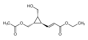 ethyl (E)-3-((1R,2S,3R)-2-(acetoxymethyl)-3-(hydroxymethyl)cyclopropyl)acrylate CAS:392656-19-8 manufacturer & supplier