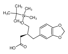 (S)-3-Benzo[1,3]dioxol-5-ylmethyl-4-(tert-butyl-dimethyl-silanyloxy)-butyric acid CAS:392656-25-6 manufacturer & supplier