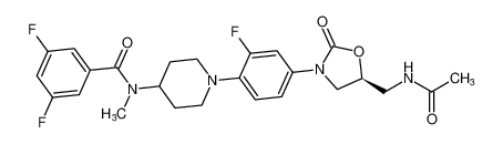 (S)-N-(1-(4-(5-(acetamidomethyl)-2-oxooxazolidin-3-yl)-2-fluorophenyl)piperidin-4-yl)-3,5-difluoro-N-methylbenzamide CAS:392659-65-3 manufacturer & supplier