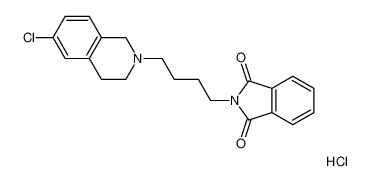 2-(4-(6-chloro-3,4-dihydroisoquinolin-2(1H)-yl)butyl)isoindoline-1,3-dione hydrochloride CAS:392660-68-3 manufacturer & supplier