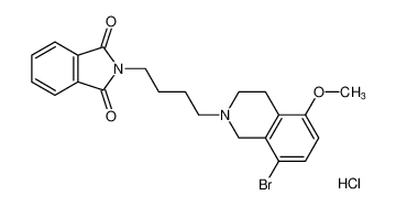 2-(4-(8-bromo-5-methoxy-3,4-dihydroisoquinolin-2(1H)-yl)butyl)isoindoline-1,3-dione hydrochloride CAS:392660-71-8 manufacturer & supplier