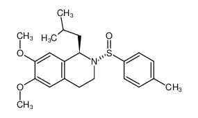 (R)-1-Isobutyl-6,7-dimethoxy-2-((R)-toluene-4-sulfinyl)-1,2,3,4-tetrahydro-isoquinoline CAS:392662-75-8 manufacturer & supplier