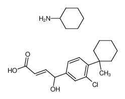 (E)-4-[3-Chloro-4-(1-methyl-cyclohexyl)-phenyl]-4-hydroxy-but-2-enoic acid; compound with cyclohexylamine CAS:39268-54-7 manufacturer & supplier