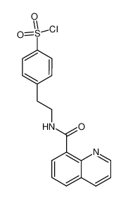 4-[2-(quinoline-8-carbonylamino)-ethyl]-benzenesulfonyl chloride CAS:39268-68-3 manufacturer & supplier