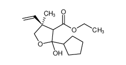 ethyl (4S)-2-cyclopentyl-2-hydroxy-4-methyl-4-vinyltetrahydrofuran-3-carboxylate CAS:392698-98-5 manufacturer & supplier