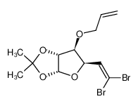 (3aR,5R,6S,6aR)-6-Allyloxy-5-(2,2-dibromo-vinyl)-2,2-dimethyl-tetrahydro-furo[2,3-d][1,3]dioxole CAS:392712-24-2 manufacturer & supplier