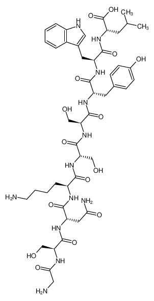 glycyl-L-seryl-L-asparaginyl-L-lysyl-L-seryl-L-seryl-L-tyrosyl-L-tryptophyl-L-leucine CAS:392723-51-2 manufacturer & supplier