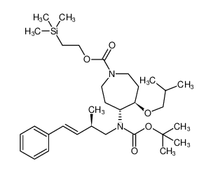 2-(trimethylsilyl)ethyl (4R,5R)-4-((tert-butoxycarbonyl)((R,E)-2-methyl-4-phenylbut-3-en-1-yl)amino)-5-isobutoxyazepane-1-carboxylate CAS:392724-91-3 manufacturer & supplier