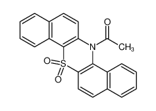 1-(7,7-dioxido-14h-dibenzo[a,h]phenothiazin-14-yl)ethanone CAS:3929-79-1 manufacturer & supplier