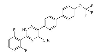 3-(2,6-difluorophenyl)-5-methyl-6-(4'-(trifluoromethoxy)-[1,1'-biphenyl]-4-yl)-2,5-dihydro-1,2,4-triazine CAS:393058-17-8 manufacturer & supplier