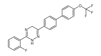 3-(2-fluorophenyl)-6-(4'-(trifluoromethoxy)-[1,1'-biphenyl]-4-yl)-2,5-dihydro-1,2,4-triazine CAS:393058-32-7 manufacturer & supplier