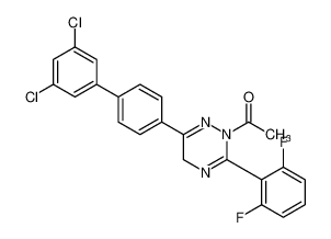 1-(6-(3',5'-dichloro-[1,1'-biphenyl]-4-yl)-3-(2,6-difluorophenyl)-1,2,4-triazin-2(5H)-yl)ethan-1-one CAS:393059-36-4 manufacturer & supplier