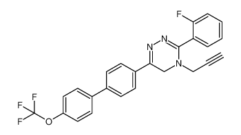 3-(2-fluorophenyl)-4-(prop-2-yn-1-yl)-6-(4'-(trifluoromethoxy)-[1,1'-biphenyl]-4-yl)-4,5-dihydro-1,2,4-triazine CAS:393060-34-9 manufacturer & supplier