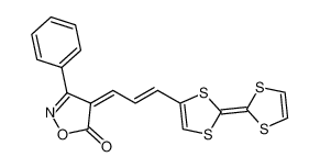 (Z)-4-((E)-3-([2,2'-bi(1,3-dithiolylidene)]-4-yl)allylidene)-3-phenylisoxazol-5(4H)-one CAS:393061-00-2 manufacturer & supplier