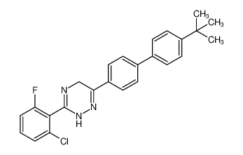 6-(4'-(tert-butyl)-[1,1'-biphenyl]-4-yl)-3-(2-chloro-6-fluorophenyl)-2,5-dihydro-1,2,4-triazine CAS:393061-54-6 manufacturer & supplier