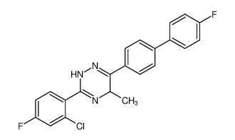 3-(2-chloro-4-fluorophenyl)-6-(4'-fluoro-[1,1'-biphenyl]-4-yl)-5-methyl-2,5-dihydro-1,2,4-triazine CAS:393061-99-9 manufacturer & supplier