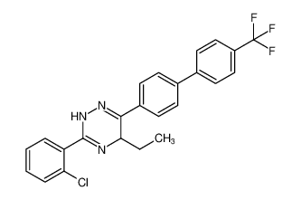 3-(2-chlorophenyl)-5-ethyl-6-(4'-(trifluoromethyl)-[1,1'-biphenyl]-4-yl)-2,5-dihydro-1,2,4-triazine CAS:393062-89-0 manufacturer & supplier