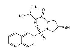 (2S,4R)-N-isopropyl-4-mercapto-1-(naphthalen-2-ylsulfonyl)pyrrolidine-2-carboxamide CAS:393156-25-7 manufacturer & supplier