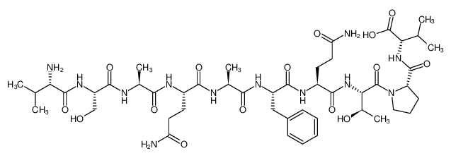 L-valyl-L-seryl-L-alanyl-L-glutaminyl-L-alanyl-L-phenylalanyl-L-glutaminyl-L-threonyl-L-prolyl-L-valine CAS:393164-61-9 manufacturer & supplier