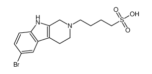 4-(6-bromo-1,3,4,9-tetrahydro-2H-pyrido[3,4-b]indol-2-yl)butane-1-sulfonic acid CAS:393175-74-1 manufacturer & supplier