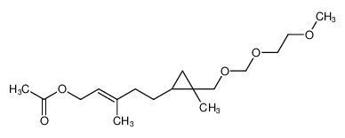 (E)-5-(2-(((2-methoxyethoxy)methoxy)methyl)-2-methylcyclopropyl)-3-methylpent-2-en-1-yl acetate CAS:393177-39-4 manufacturer & supplier