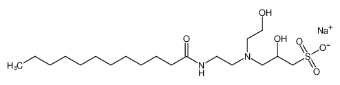 sodium 3-((2-dodecanamidoethyl)(2-hydroxyethyl)amino)-2-hydroxypropane-1-sulfonate CAS:3935-18-0 manufacturer & supplier