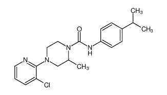 4-(3-chloropyridin-2-yl)-N-(4-isopropylphenyl)-2-methylpiperazine-1-carboxamide CAS:393514-21-1 manufacturer & supplier