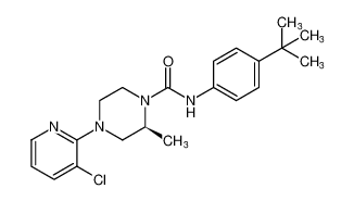 (S)-N-(4-(tert-butyl)phenyl)-4-(3-chloropyridin-2-yl)-2-methylpiperazine-1-carboxamide CAS:393514-29-9 manufacturer & supplier