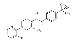 (R)-N-(4-(tert-butyl)phenyl)-4-(3-fluoropyridin-2-yl)-2-methylpiperazine-1-carboxamide CAS:393514-90-4 manufacturer & supplier