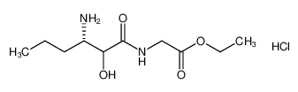 ethyl ((3S)-3-amino-2-hydroxyhexanoyl)glycinate hydrochloride CAS:393525-18-3 manufacturer & supplier