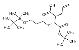 (2R,3R)-2-Allyl-3-[4-(tert-butyl-dimethyl-silanyloxy)-butyl]-succinic acid 4-tert-butyl ester CAS:393525-46-7 manufacturer & supplier