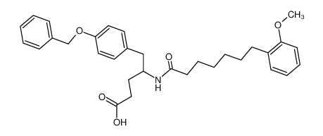 (RS)-5-(4-Benzyloxy-phenyl)-4-[7-(2-methoxy-phenyl)-heptanoylamino]-pentanoic acid CAS:393569-70-5 manufacturer & supplier