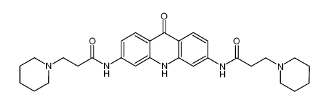 3,6-bis[3-(piperidino)propionamido]-9(10H)-acridone CAS:393570-01-9 manufacturer & supplier