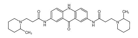 2,7-bis[3-(2-methylpiperidino)propionamido]-9(10H)-acridone CAS:393570-16-6 manufacturer & supplier