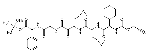 tert-butyl 15-cyclohexyl-9,12-bis(cyclopropylmethyl)-4,7,8,11,14,17-hexaoxo-2-phenyl-18-oxa-3,6,10,13,16-pentaazahenicos-20-ynoate CAS:393581-12-9 manufacturer & supplier