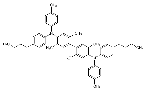 [1,1'-Biphenyl]-4,4'-diamine,N,N'-bis(4-butylphenyl)-2,2',5,5'-tetramethyl-N,N'-bis(4-methylphenyl)- CAS:393586-92-0 manufacturer & supplier