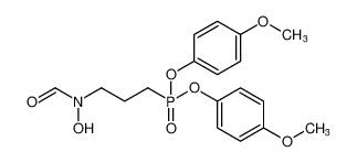 bis(4-methoxyphenyl) (3-(N-hydroxyformamido)propyl)phosphonate CAS:393587-48-9 manufacturer & supplier