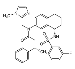 (S)-N-((S)-8-((3-fluorophenyl)sulfonamido)-5,6,7,8-tetrahydronaphthalen-2-yl)-N-((1-methyl-1H-imidazol-2-yl)methyl)-3-phenylbutanamide CAS:393781-41-4 manufacturer & supplier