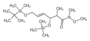 (E)-(2S,3R)-6-(tert-Butyl-dimethyl-silanyloxy)-2-methyl-3-trimethylsilanyloxy-hex-4-enoic acid methoxy-methyl-amide CAS:393795-19-2 manufacturer & supplier