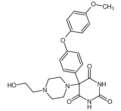 5-[4-(2-Hydroxy-ethyl)-piperazin-1-yl]-5-[4-(4-methoxy-phenoxy)-phenyl]-pyrimidine-2,4,6-trione CAS:393796-68-4 manufacturer & supplier