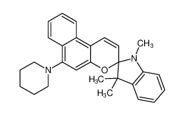 1',3',3'-trimethyl-6-(piperidin-1-yl)spiro[benzo[f]chromene-3,2'-indoline] CAS:393803-36-6 manufacturer & supplier