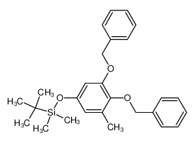 1,2-dibenzyloxy-5-tert-butyldimethylsilyloxy-3-methylbenzene CAS:393803-52-6 manufacturer & supplier