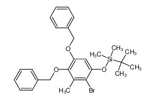 1,2-dibenzyloxy-4-bromo-5-tert-butyldimethylsilyloxy-3-methylbenzene CAS:393803-57-1 manufacturer & supplier