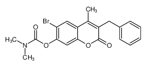 3-benzyl-6-bromo-4-methyl-2-oxo-2H-chromen-7-yl dimethylcarbamate CAS:393810-49-6 manufacturer & supplier