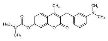 3-(3-(dimethylamino)benzyl)-4-methyl-2-oxo-2H-chromen-7-yl dimethylcarbamate CAS:393811-08-0 manufacturer & supplier